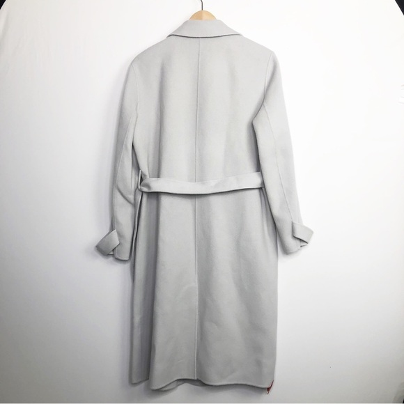 THEORY Stone Winsome wrap wool trenchcoat - Picture 3 of 14